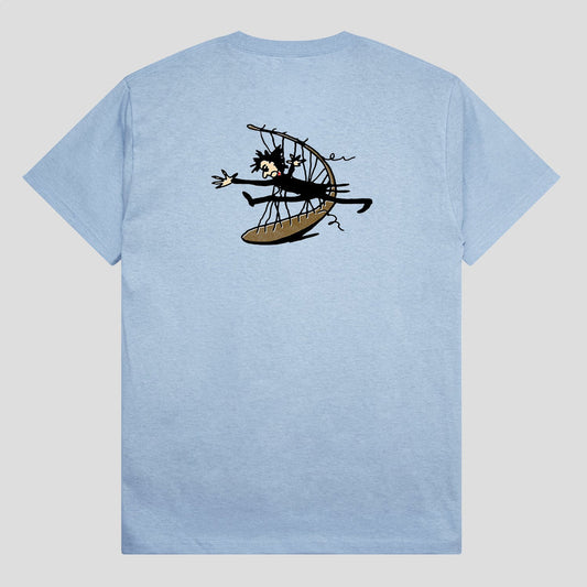 T-shirt PASSPORT MAESTRO BLEU STONEWASH