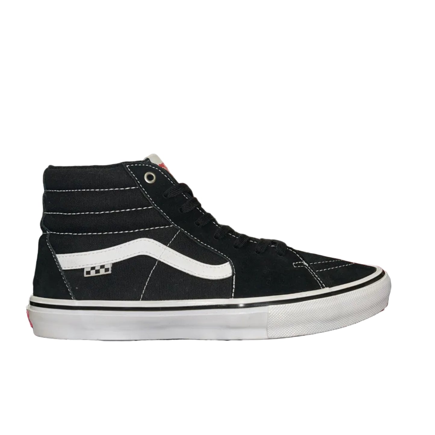 VANS SKATE SK8-HI BLACK WHITE BLACK LACES ONLY (ONLINE RETURN)