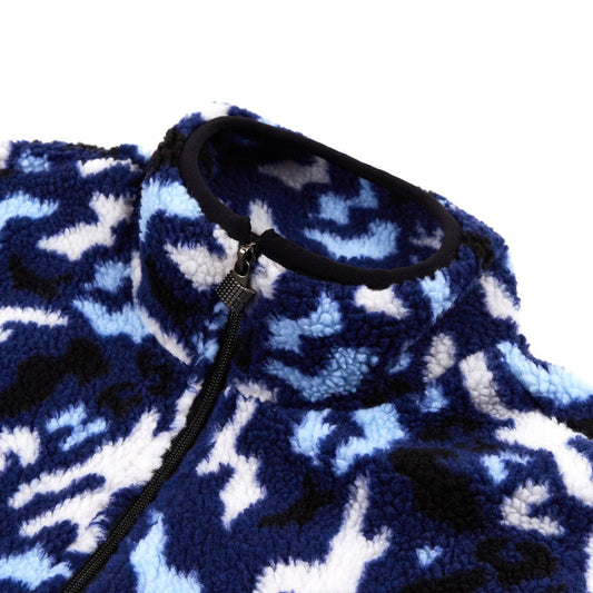 BRONZE 56K CAMO FLEECE JACKET BLUE