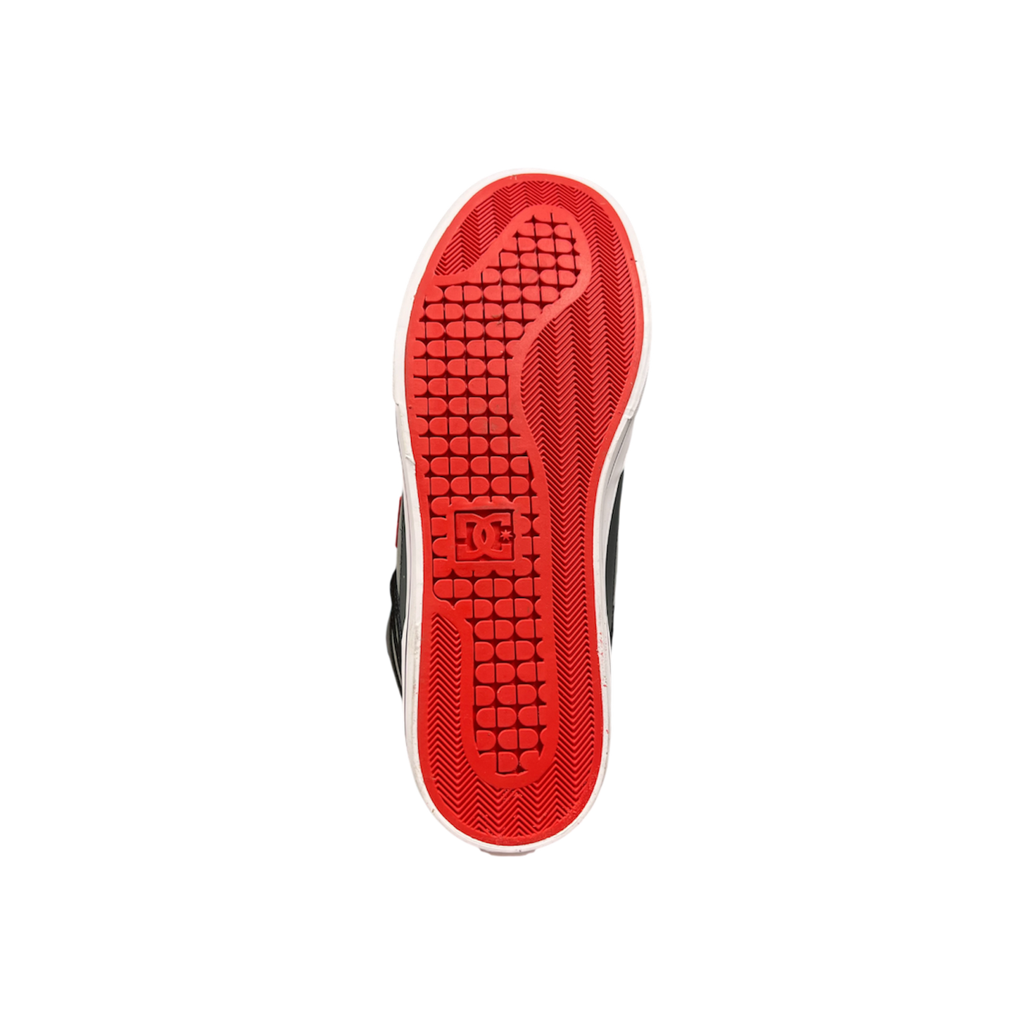 DC PURE HI TOP WC GREY/BLACK/RED
