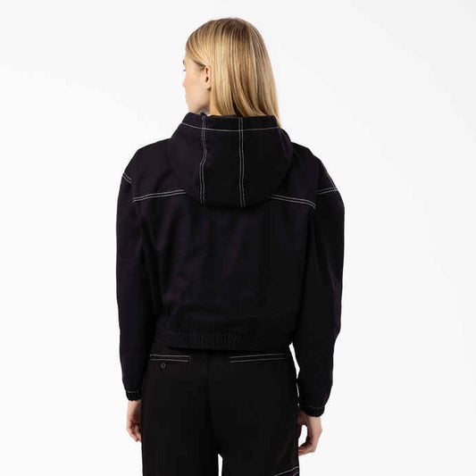 DICKIES WOMENS SAWYERVILLE JACKET BLACK