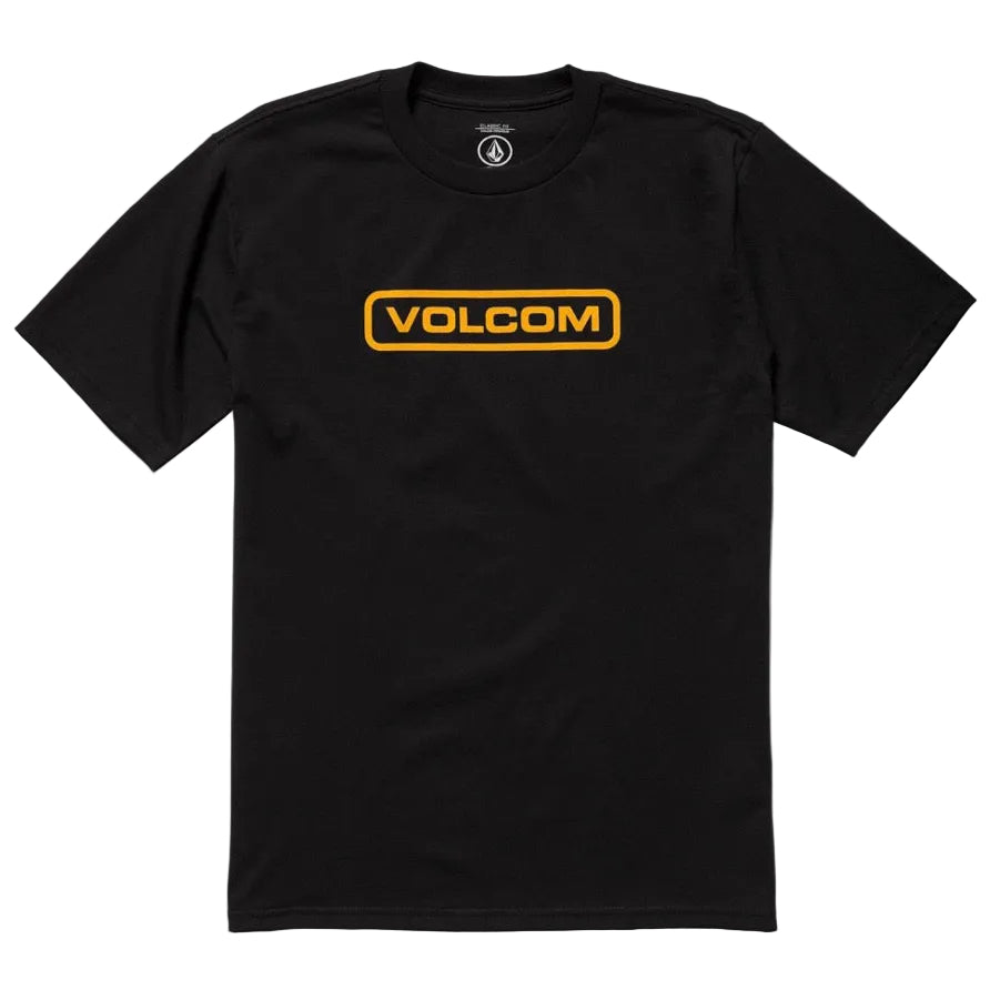 VOLCOM EUROBOX SS TEE BLACK