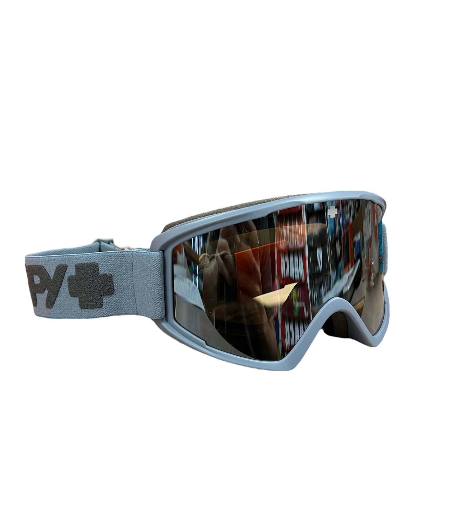 LUNETTES SPY CRUSHER ELITE MAT PRINTEMPS BLEU BRONZE ARGENT MIROIR