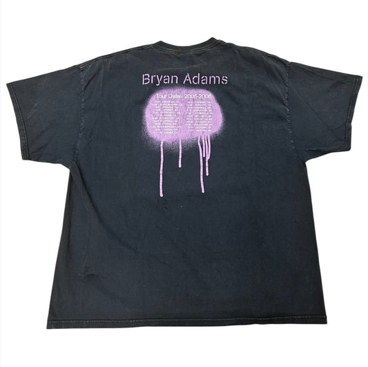 VINTAGE BRYAN ADAMS ROOM SERVICE 2005-2006 TOUR TEE BLACK