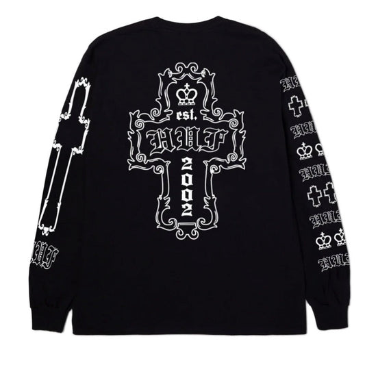 HUF HARD LUXE LS TEE BLACK