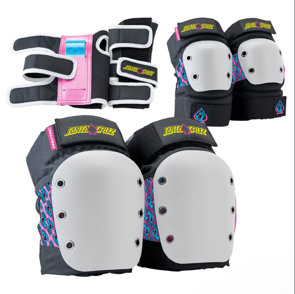PRO-TEC JR 3-PACK PAD SET SANTA CRUZ