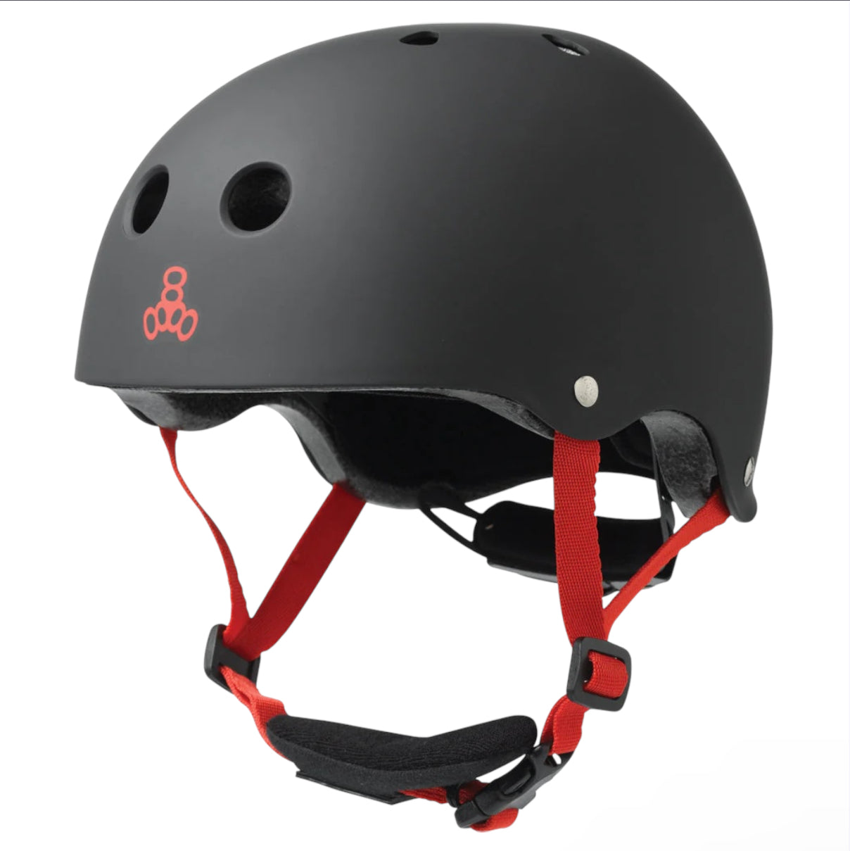 TRIPLE EIGHT LIL 8 YOUTH HELMET MATTE BLACK