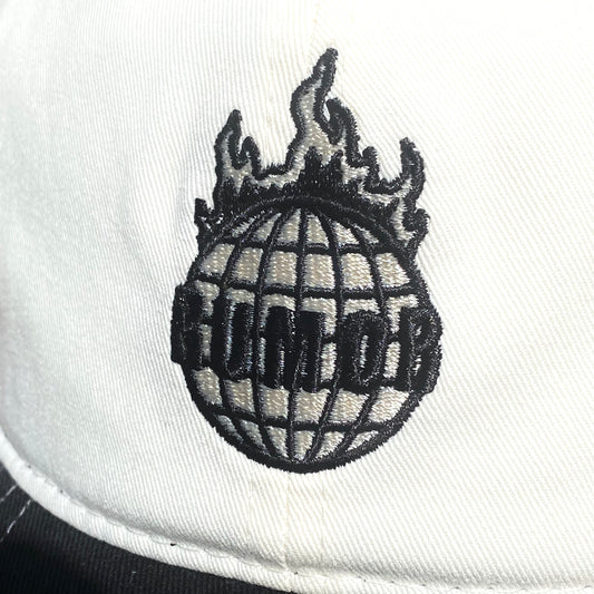 RUMOR BURNING WORLD CREAM BLACK HAT