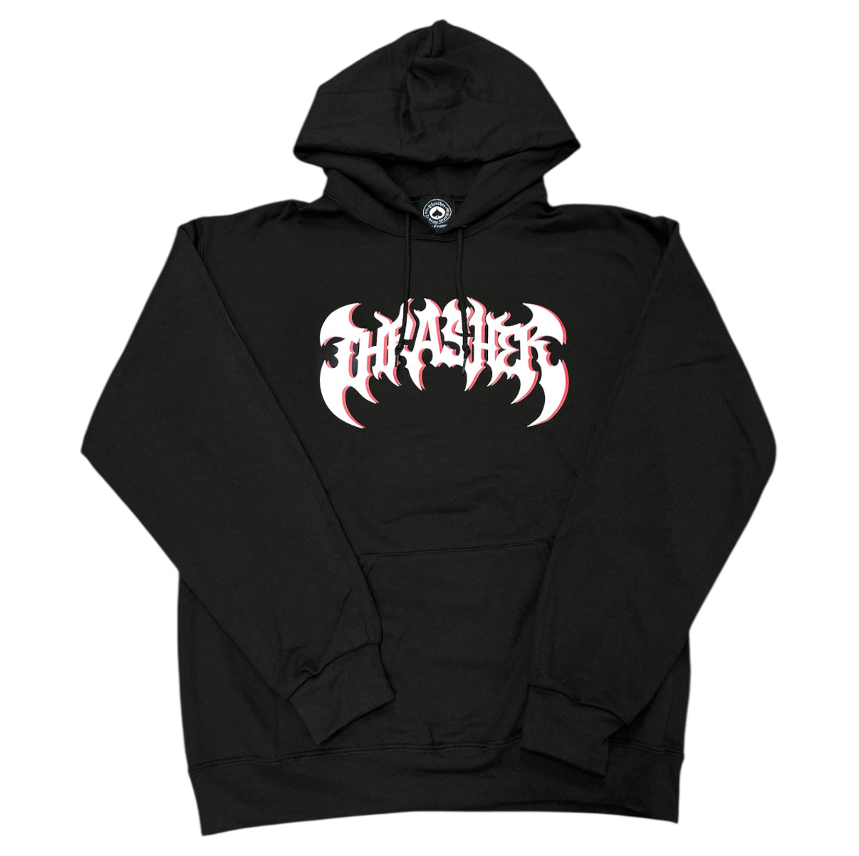 THRASHER HEAVY METAL HOODIE BLACK