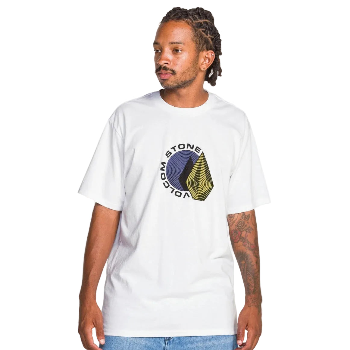 VOLCOM HYPNOTIZER SS TEE WHITE