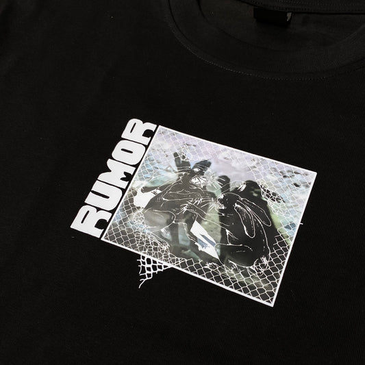 RUMOR RABBIDS TEE BLACK