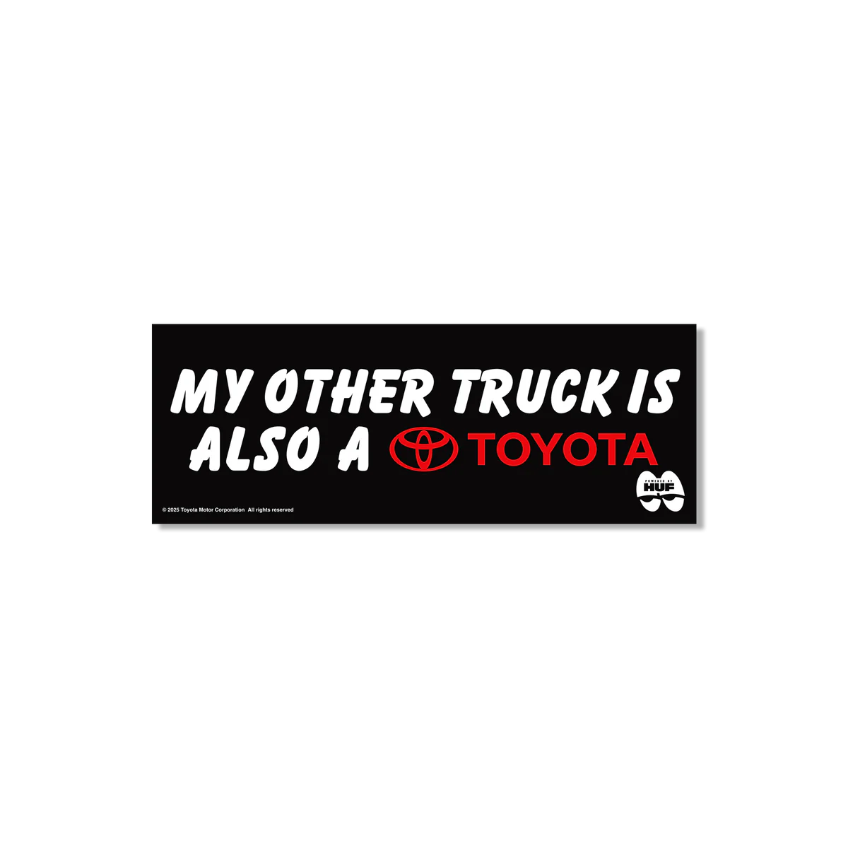 HUF X TRD BUMPER STICKER