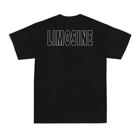 LIMOSINE HAPPY FACE TEE BLACK