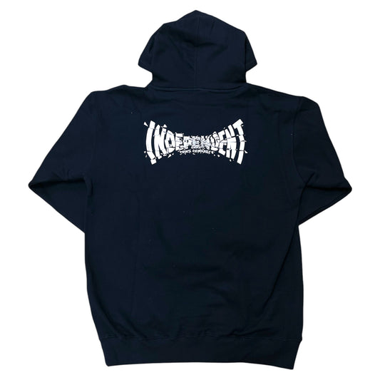 INDEPENDENT SHATTER SPAN HOODIE BLACK