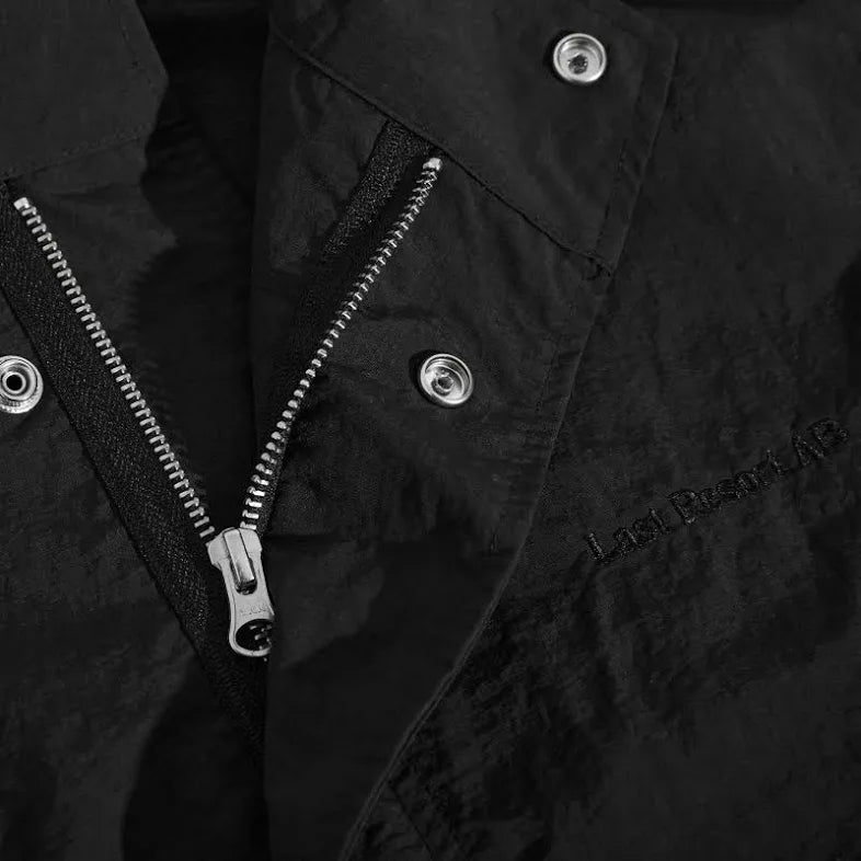 LAST RESORT CROPPED PARKA BLACK