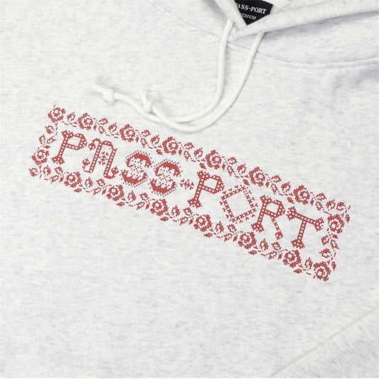 PASSPORT ROSARY WHITE MARLE HOODIE