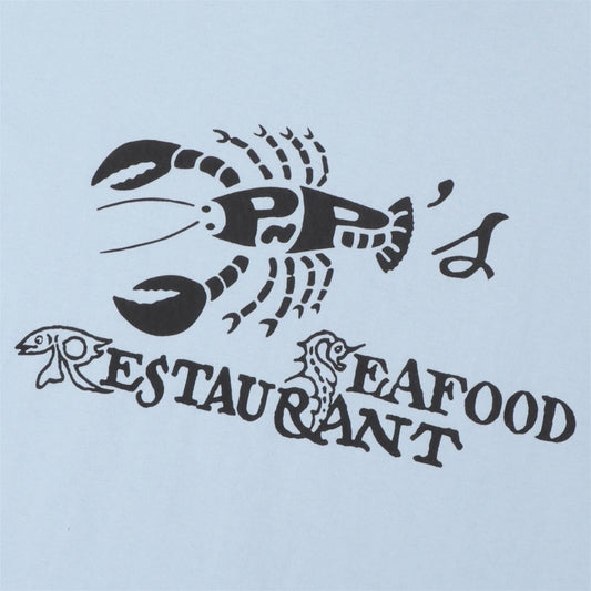 PASSPORT SEAFOOD STAFF TEE STONEWASH BLUE