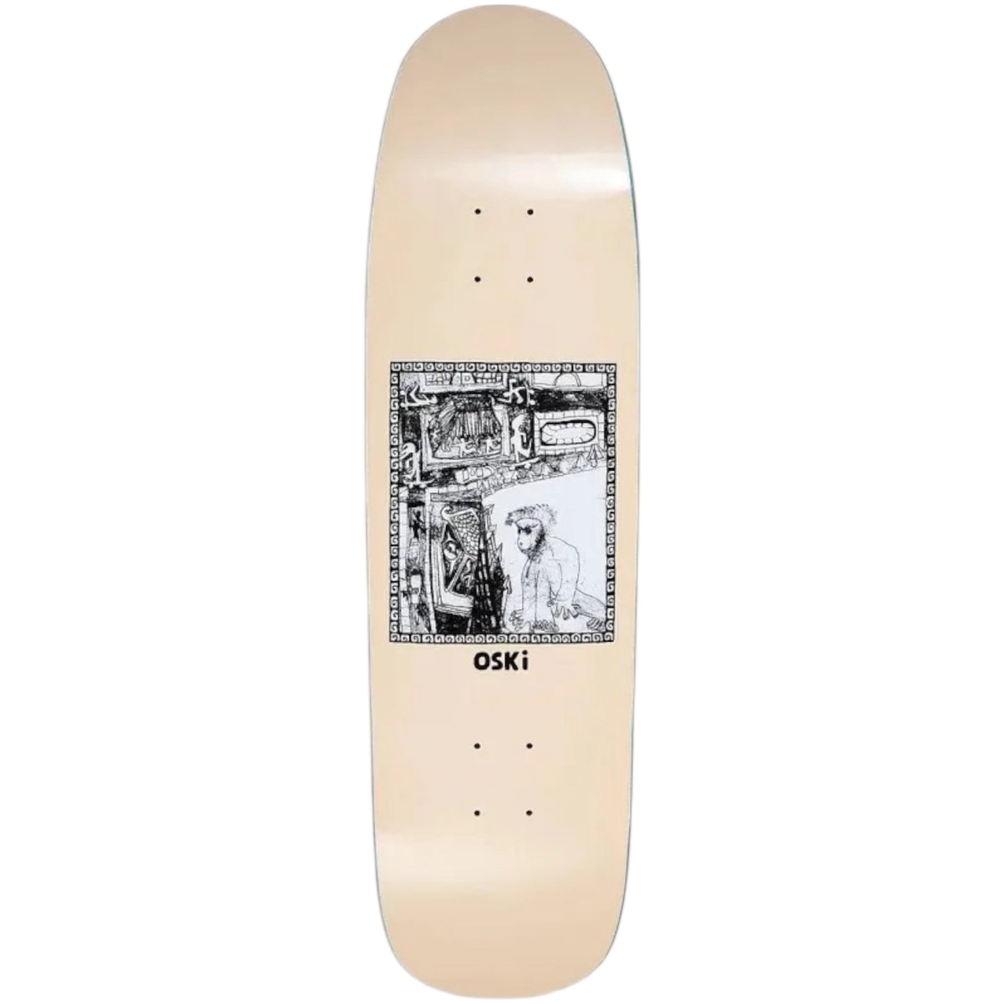 POLAR OSKAR ROZENBERG GORILLA KING CREAM P9 DECK 8.625