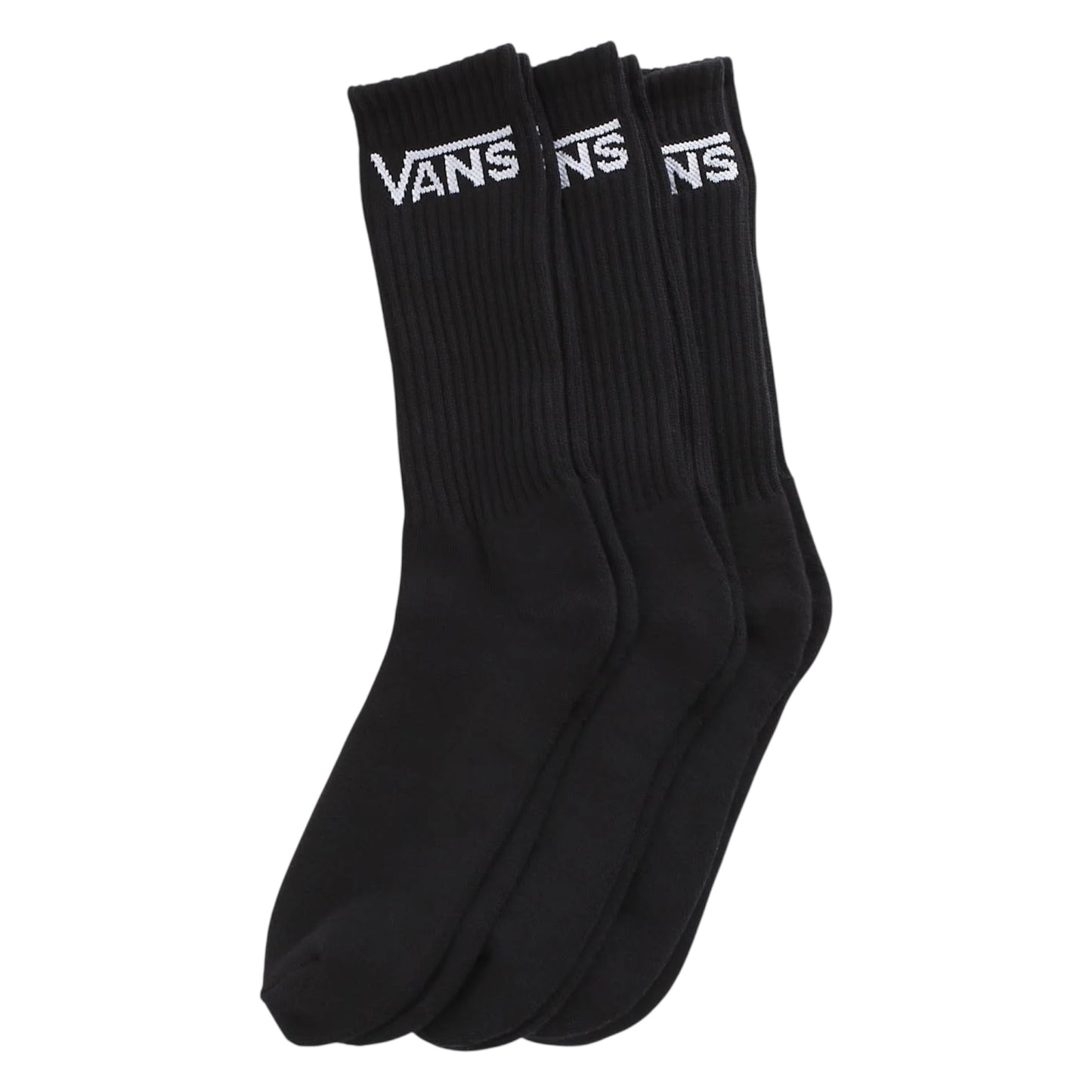 VANS CLASSIC CREW SOCK 3-PACK BLACK