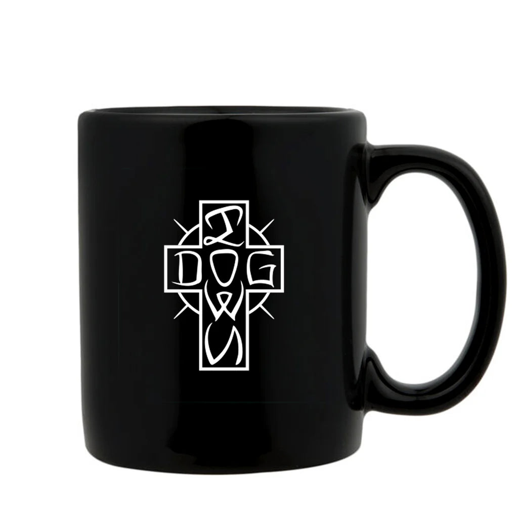 DOGTOWN ESE CROSS MUG 11OZ BLACK