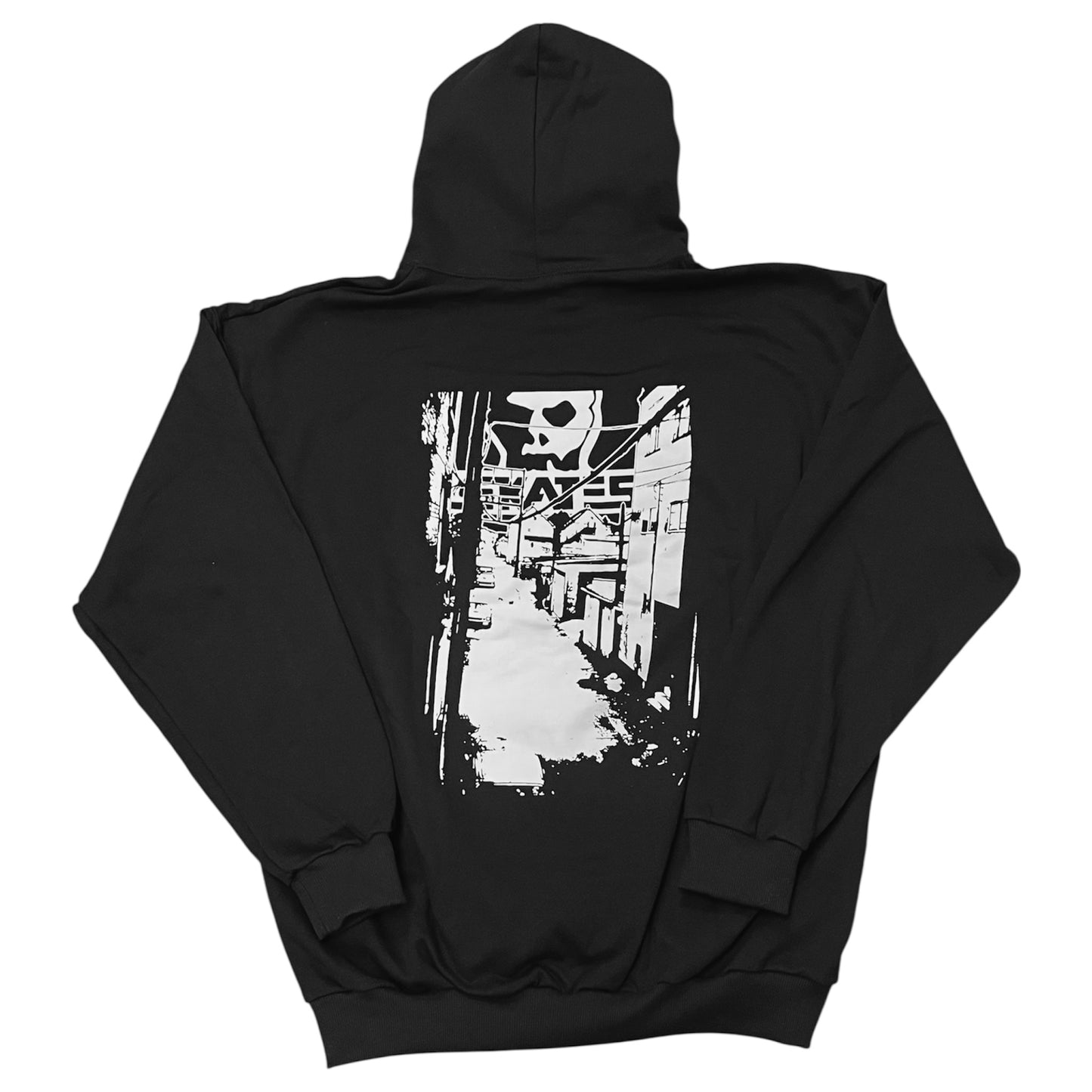 SKULL SKATES ALLEY HOODIE BLACK