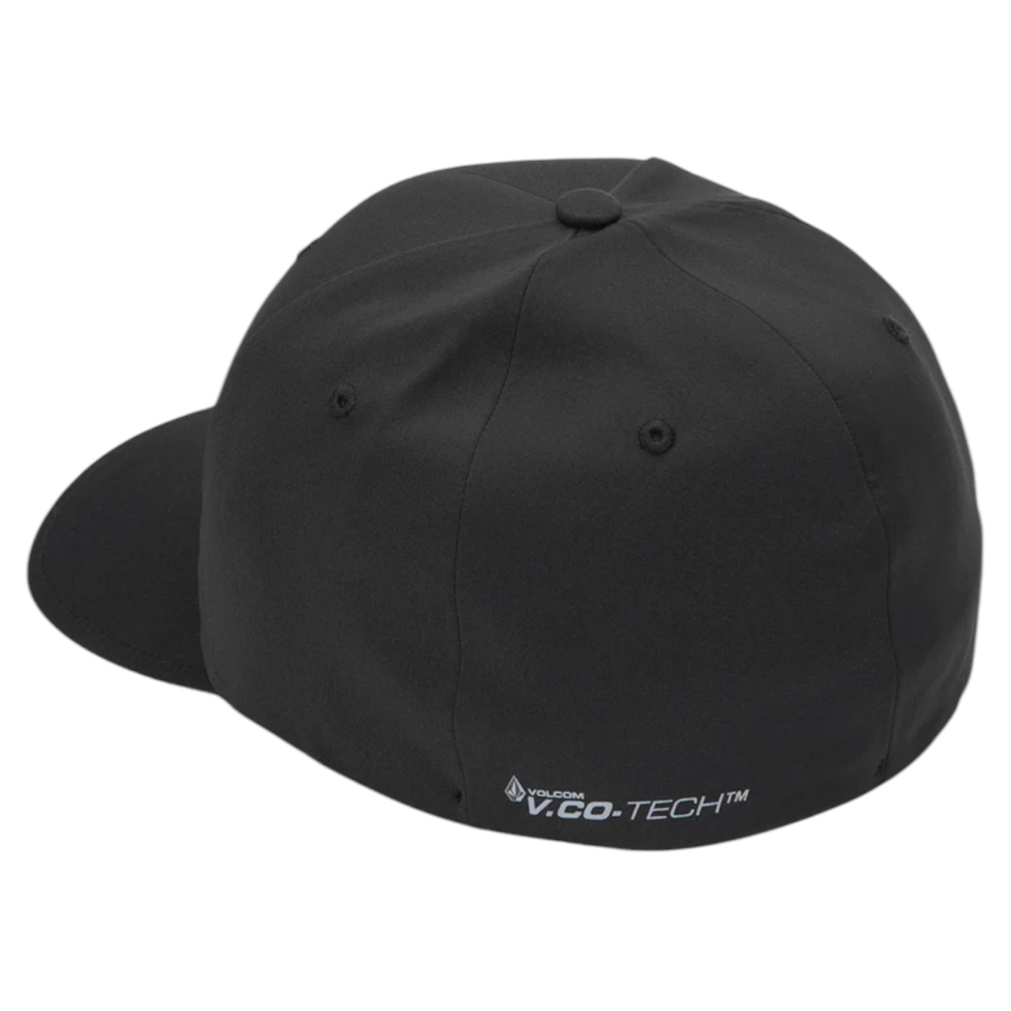 VOLCOM FULL STONE FLEXFIT DELTA BLACK HAT