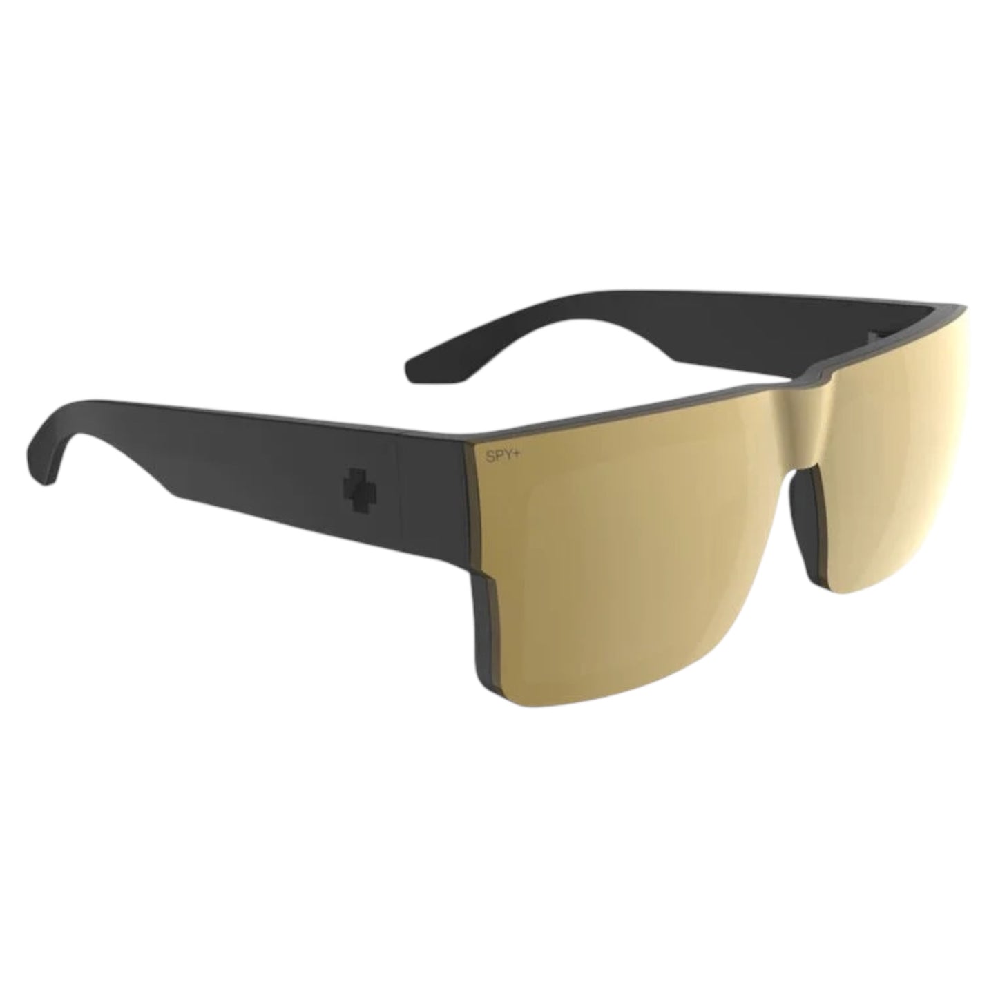 SPY CYRUS SHIELD MATTE BLACK HAPPY GREY GREEN HAPPY BRONZE GOLD MIRROR