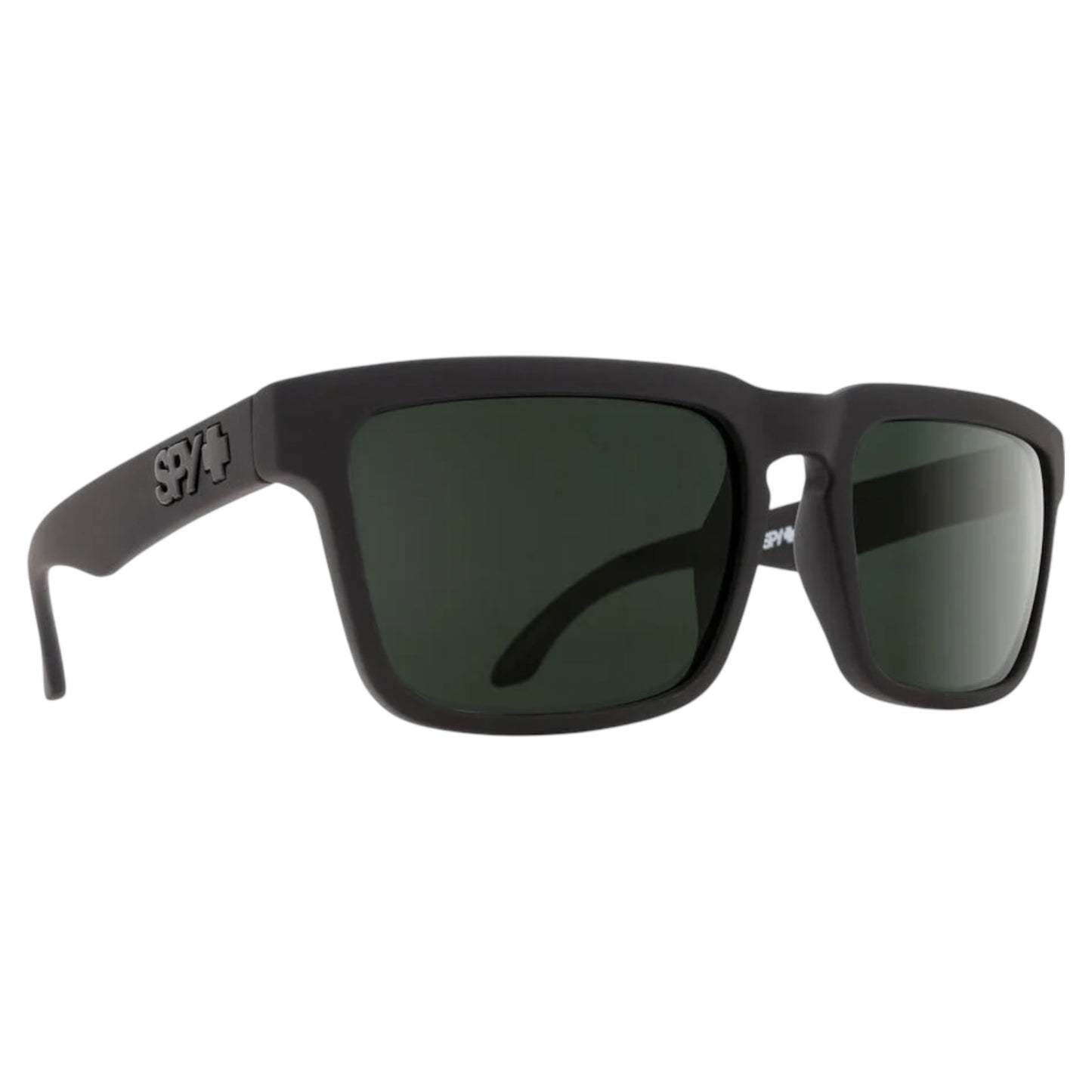 SPY HELM SOFT MATTE BLACK HAPPY LENSE GRAY GREEN