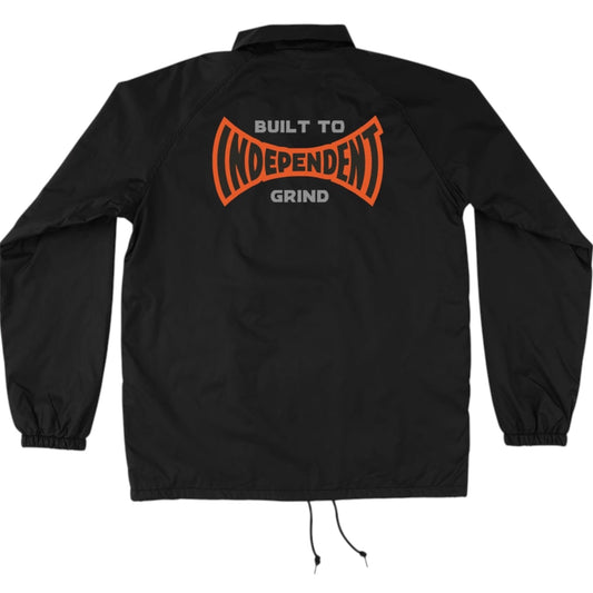 INDEPENDENT BUILT TO GRIND WINDBREAKER SPAN JACKET BLACK