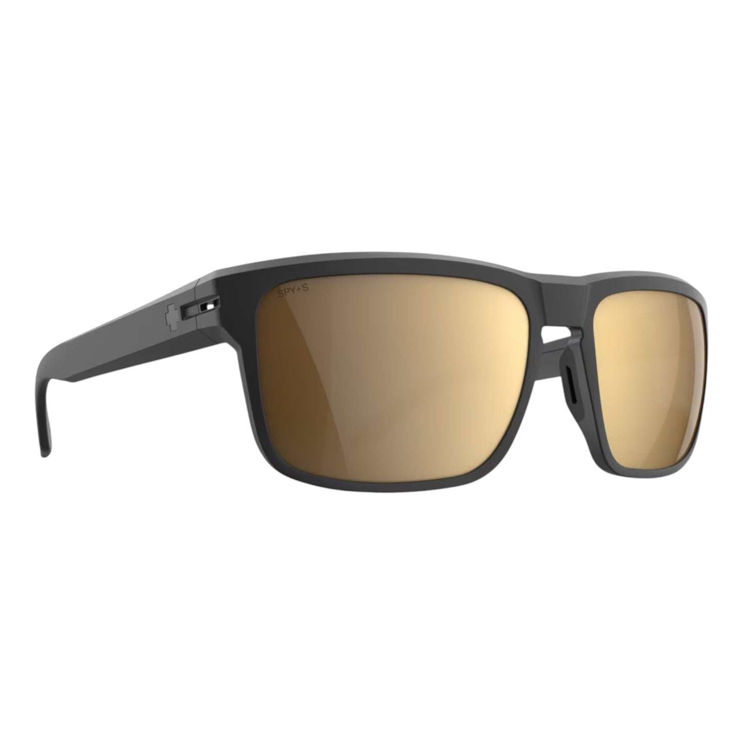 SPY REGION MATTE BLACK HAPPY BRONZE GOLD MIRROR