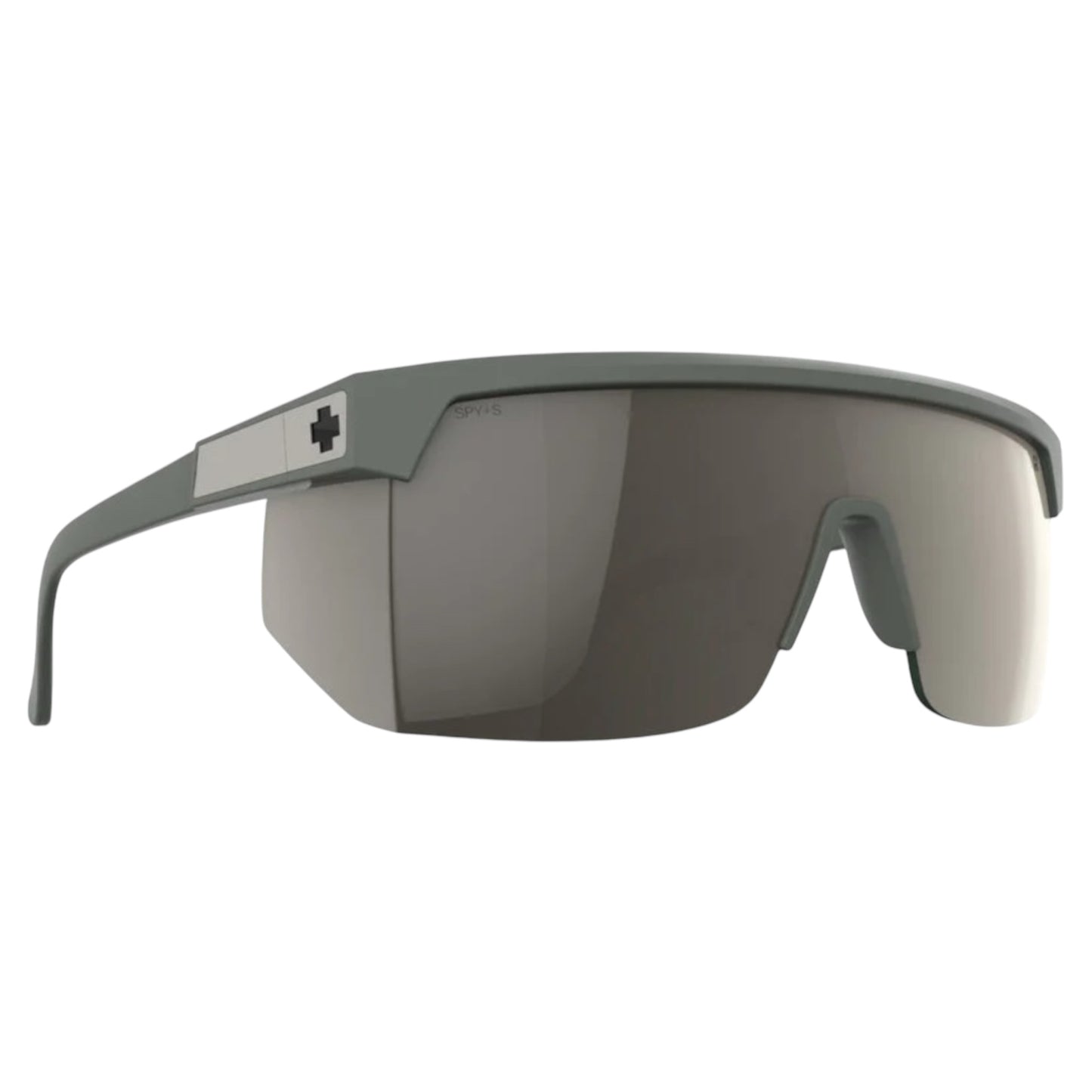 SPY SUPER FLYNN MATTE OLIVE GREEN HAPPY BRONZE PEWTER MIRROR