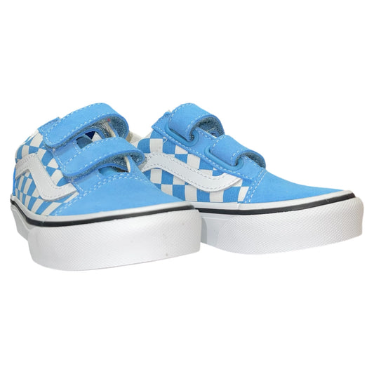 VANS OLD SKOOL V COLOR THEORY CHECKERBOARD HERITAGE BLUE