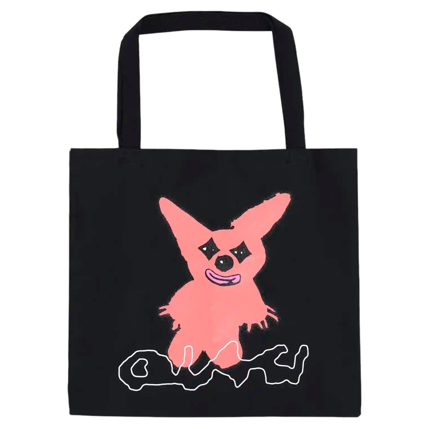 QUASI PLUSHIE TOTE BAG BLACK