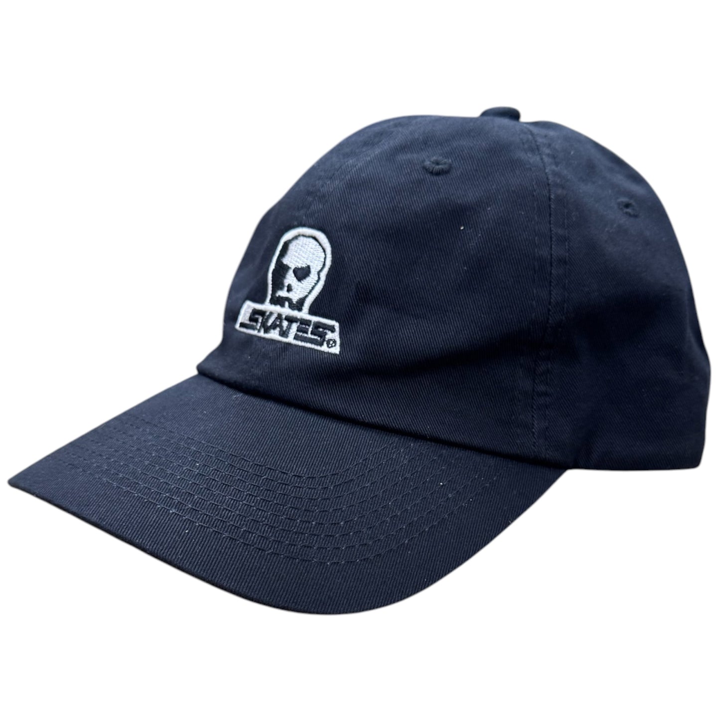 SKULL SKATE DAD CAP EMBROIDERED BLACK