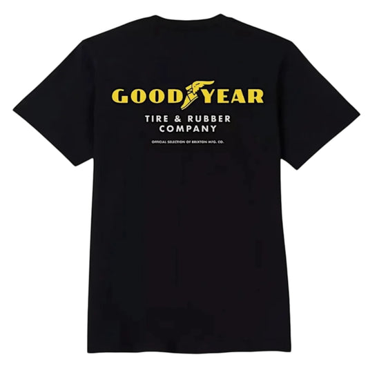 BRIXTON GOODYEAR SERVICE POCKET TEE BLACK