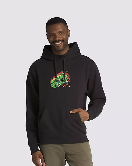 VANS DRAG RACE SWEAT À CAPUCHE AMPLE NOIR