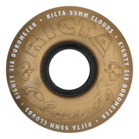 RICTA WHEELS CLOUDS METALLIC GOLD 86A