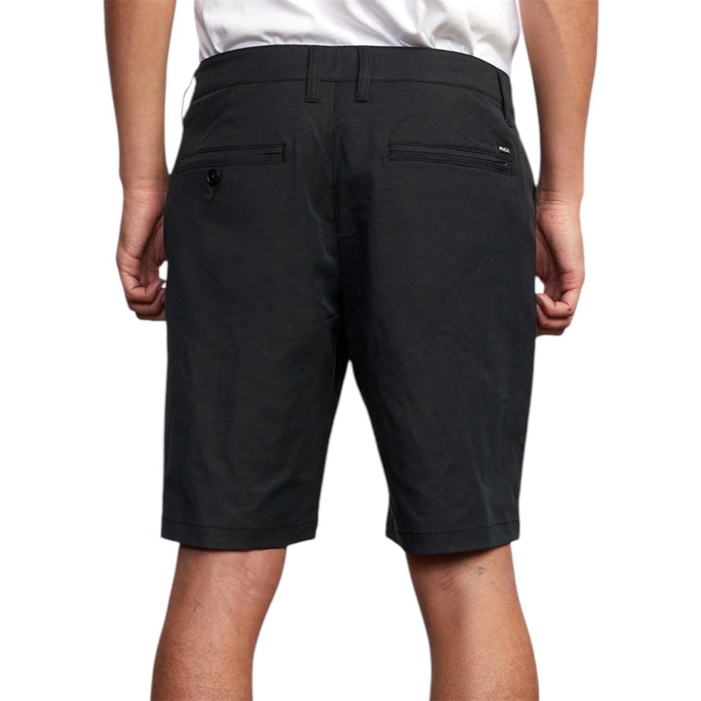 RVCA BACK IN HYBRID BLACK SHORT