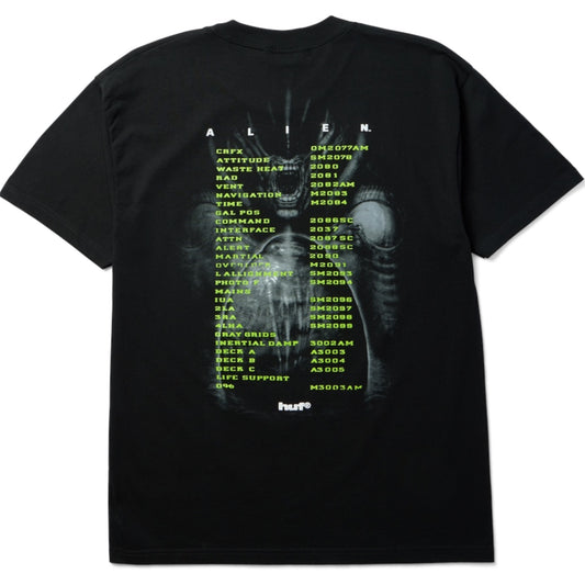 HUF MANIFEST SS TEE BLACK