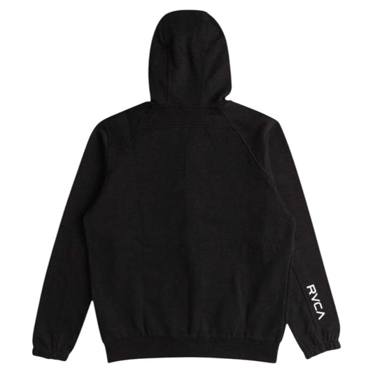 RVCA TECH FLEECE HOODIE II BLACK 2