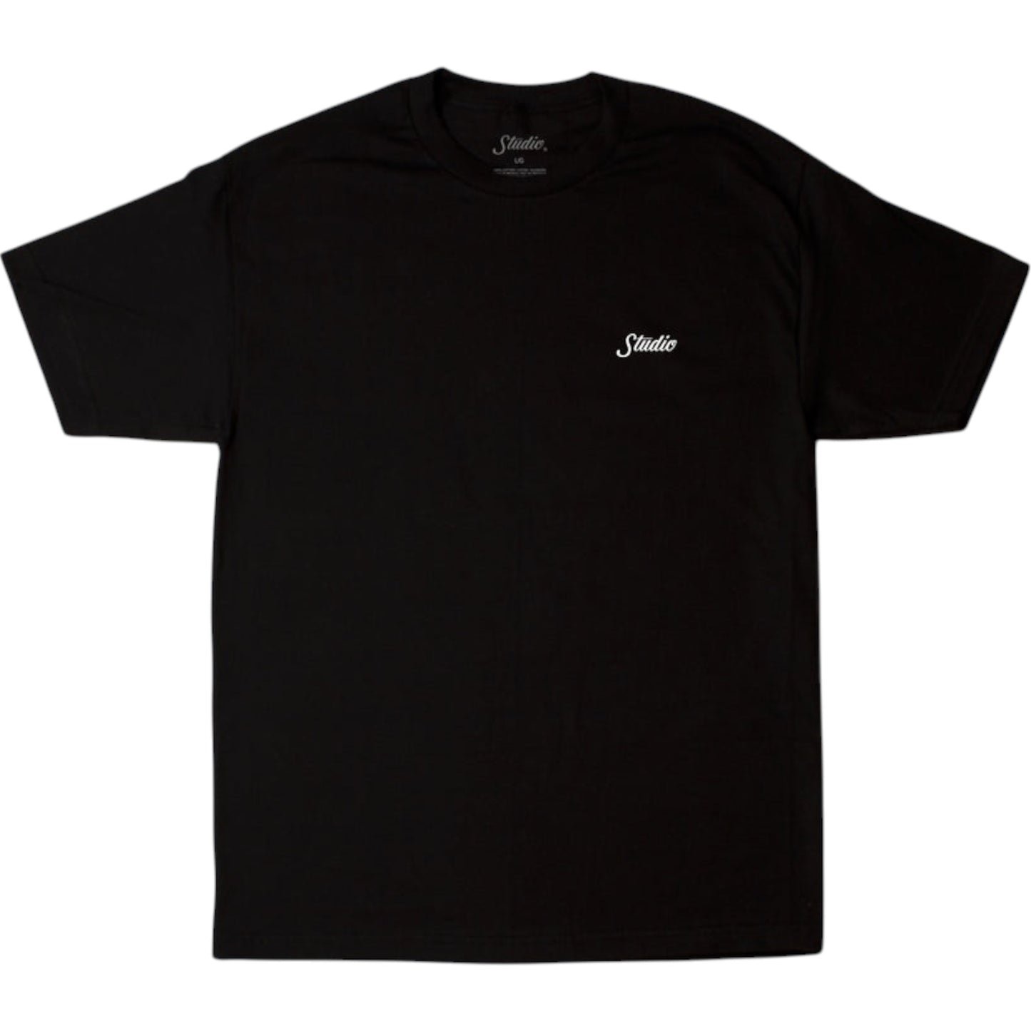 STUDIO SMALL SCRIPT TEE BLACK