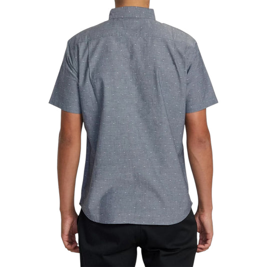 RVCA THATLL DO DOBBY SHORT SLEEVE MOODY BLUE