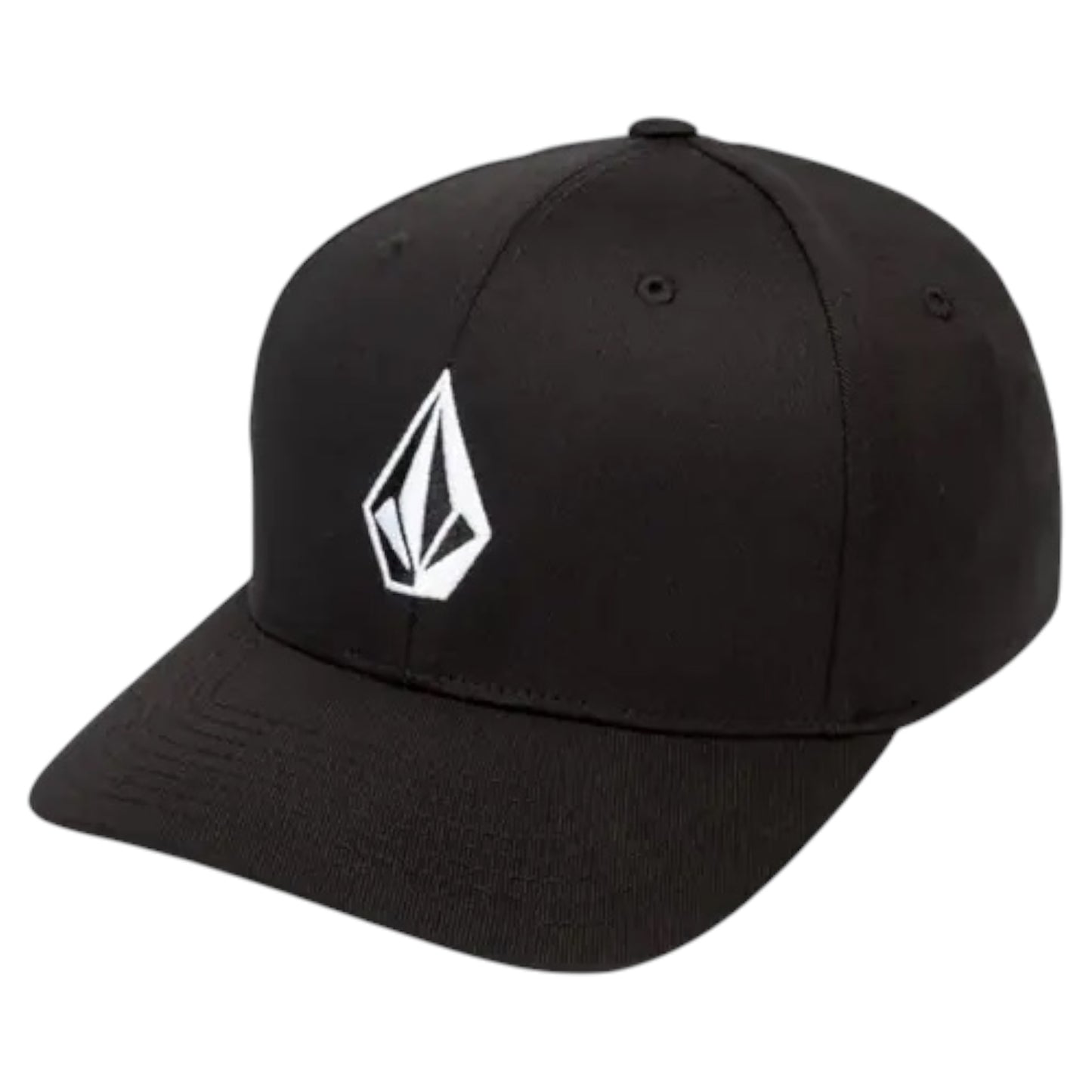 VOLCOM EMBOSSED STONE ADJUSTABLE HAT BLACK