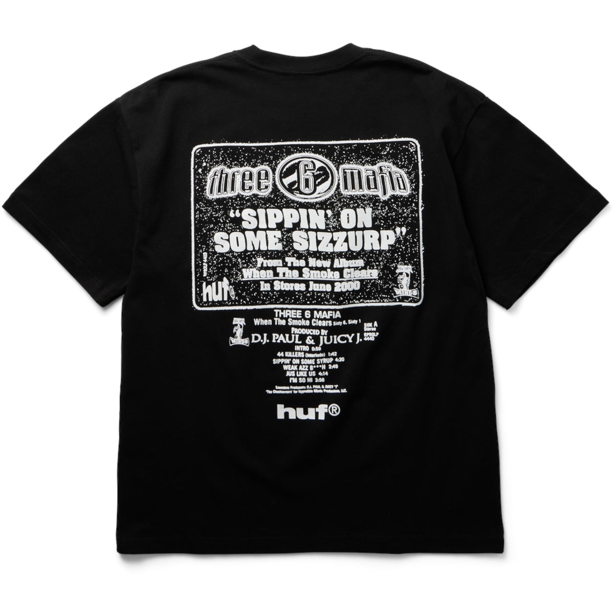 HUF SIZZURP TEE BLACK