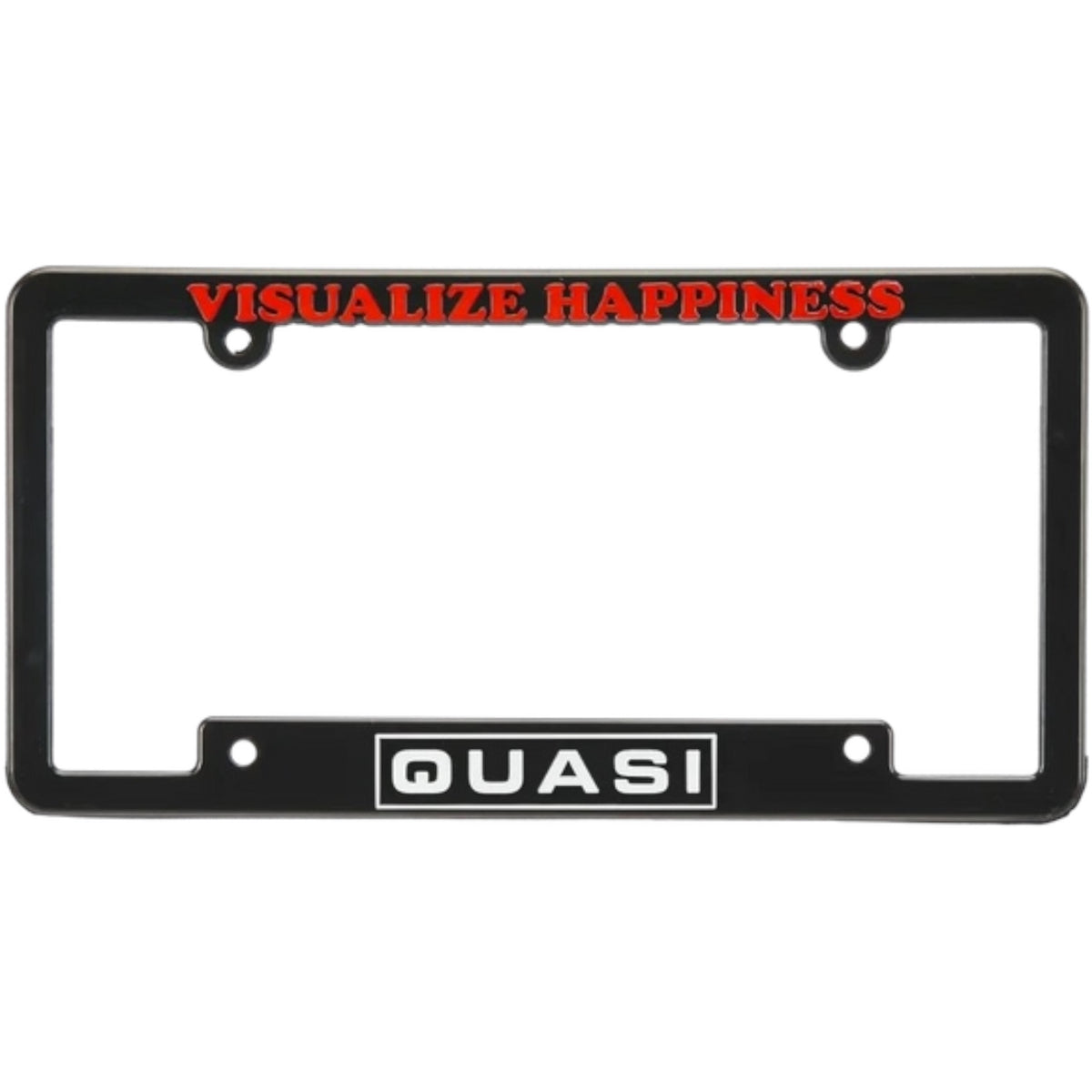 QUASI HAPINESS LICENSE PLATE BLAC