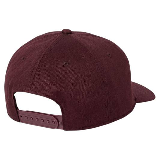 CASQUETTE POLAIRE JAKE TWILL STRETCH LOGO VIN FONCÉ