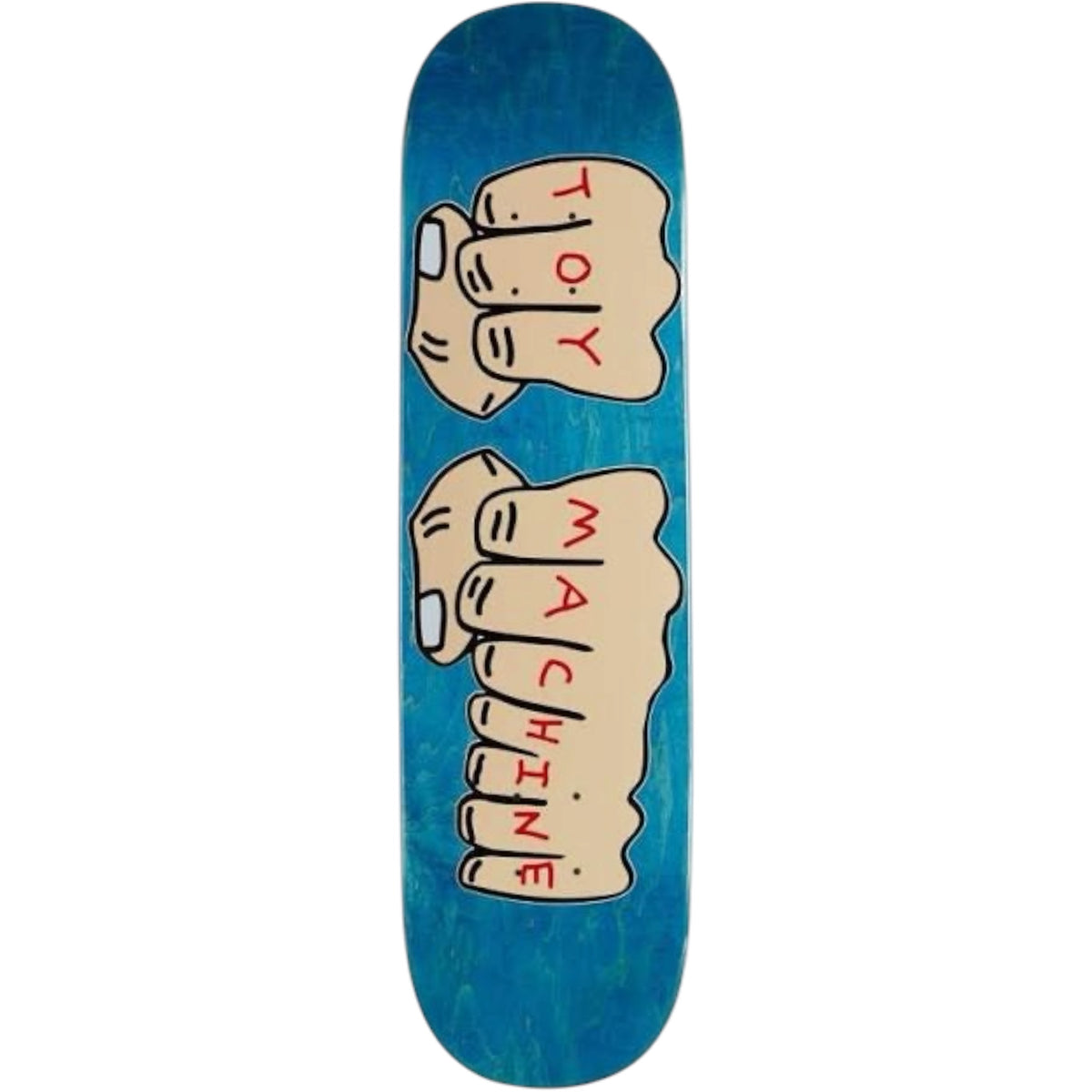 TOY MACHINE FIST DECK BLUE 8