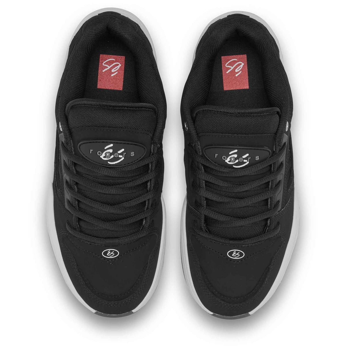 ES TJ ROGERS BLACK WHITE GREY