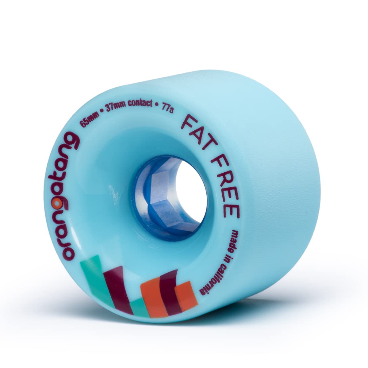 ORANGATANG FAT FREE BLUE WHEELS 65MM 77A