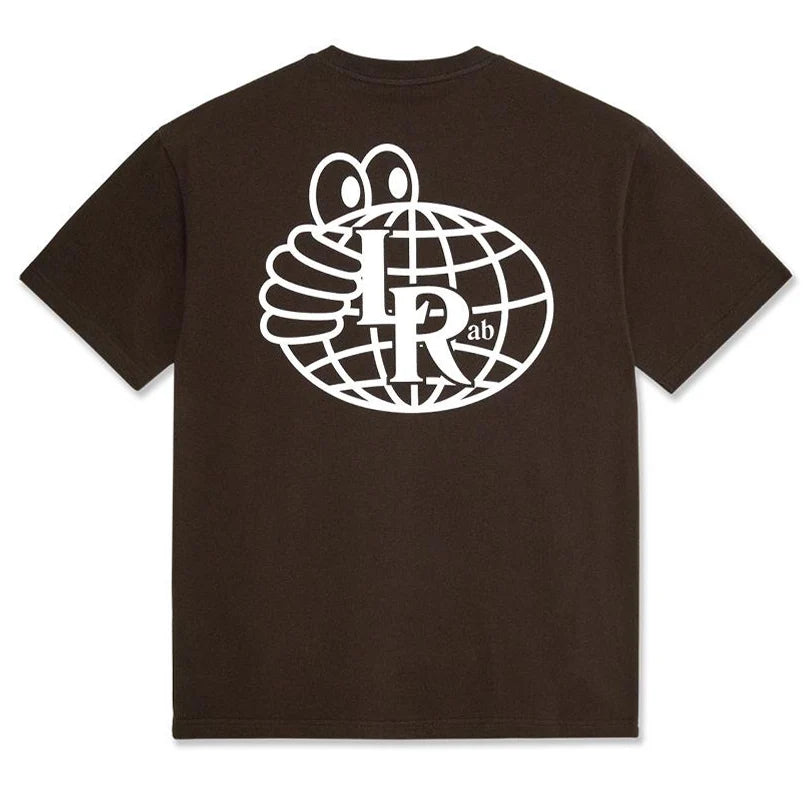 LAST RESORT ATLAS MONOGRAM SS TEE DARK BROWN